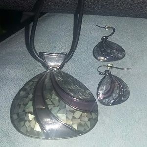 Lia Sophia Necklace & Earring set